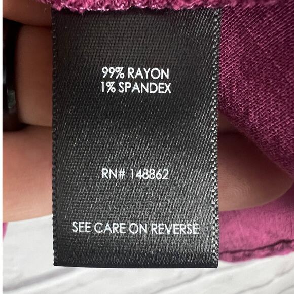 TORRID Women's 3X (3) Purple Rayon Slub Smocked Waist Peasant Flowy L/S Blouse - Picture 5 of 10